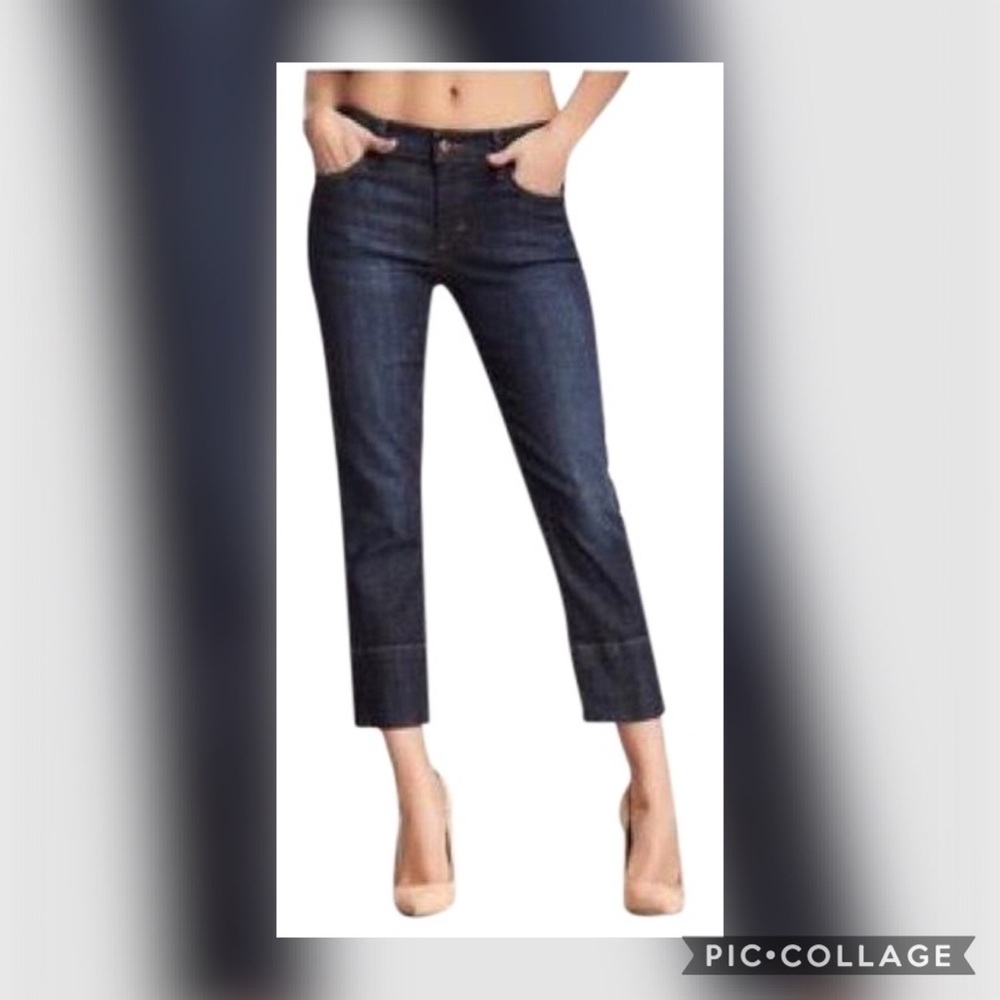 Joe’s Jeans Dark Rinse Rendall Skinny Capris